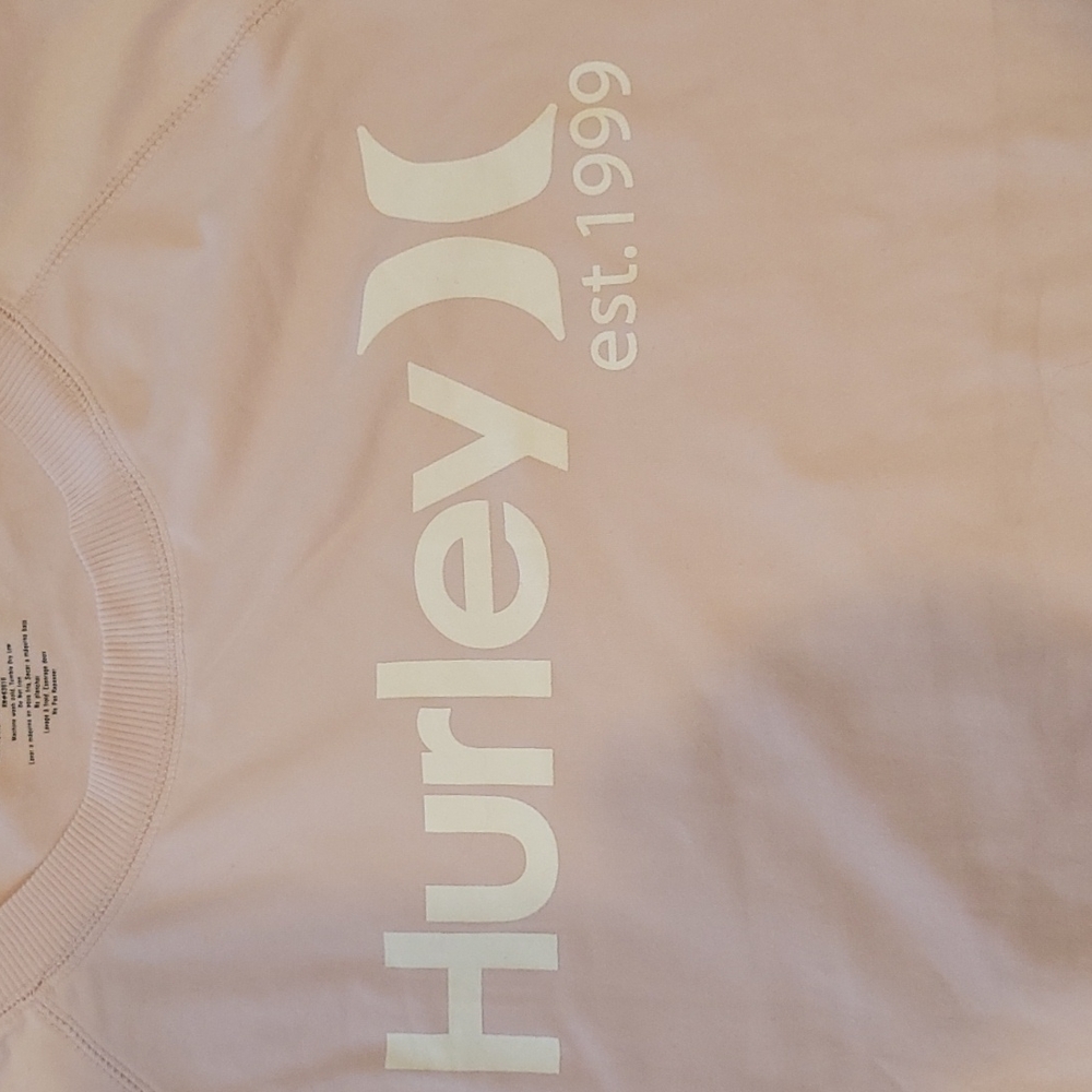 NWT! Hurley Pink Sweatshirt Pajama Set - Picture 2 of 6